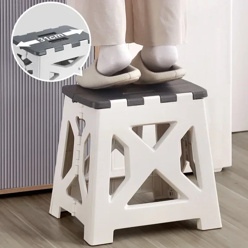 Kids Outdoor Table And Chairs - Tragbarer Kunststoff-Klapphocker, Outdoor-Campinghocker, Stuhl, Sitz, Zuhause,