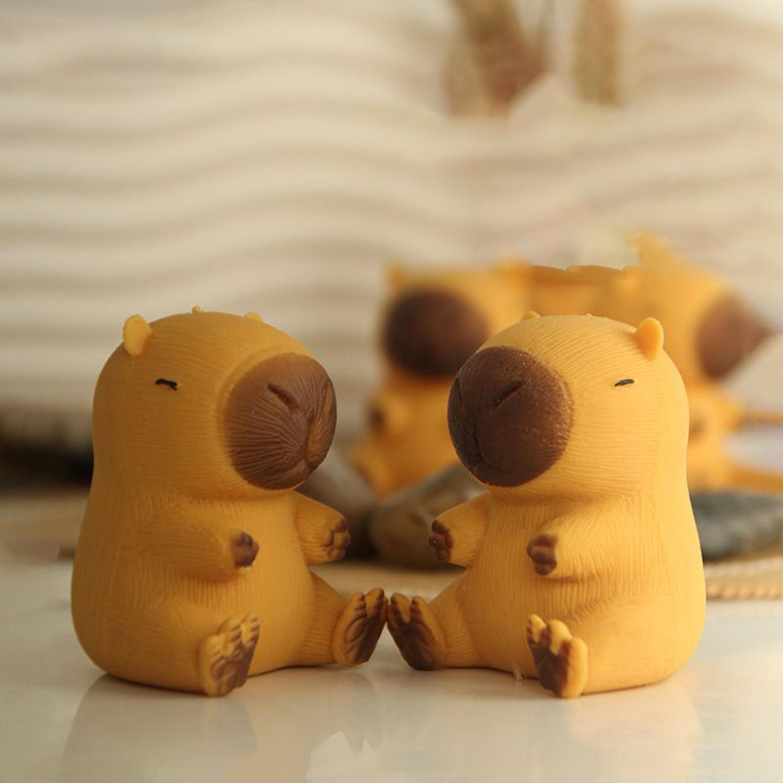 Kids Outdoor Nature Toys - Langsam Zurückfederndes Quetschspielzeug Niedliches Braunes Capybara