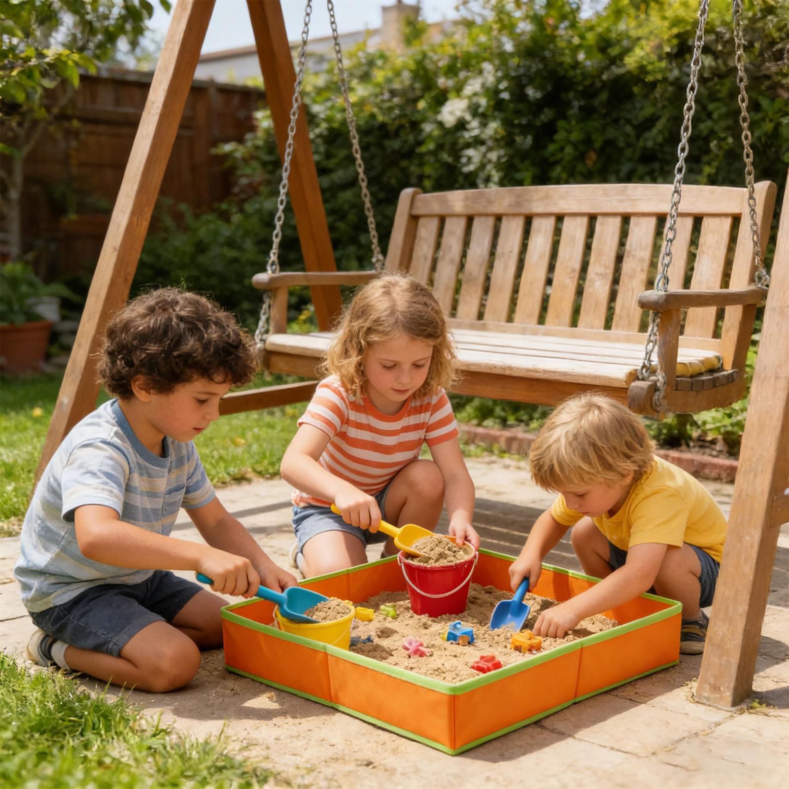 Kids Outdoor Bench - 1 Stück Sandtisch für Kinder Sandpool-Spielzeug