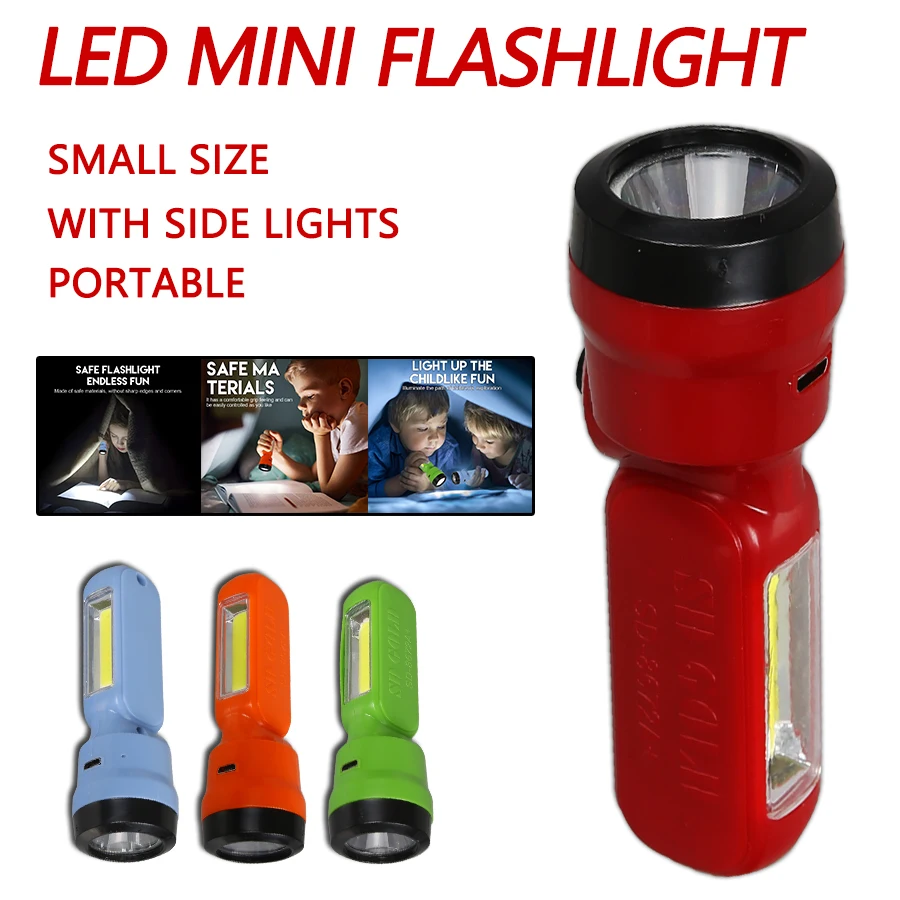 Outdoor Kid - Mini COB + XPE Kinder-Taschenlampe, USB