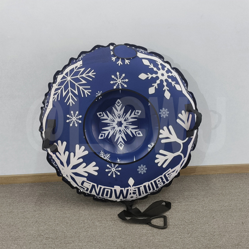 Outdoor Kid - Aufblasbare Schneereifen-Rutsche mit Griffen für Kinder