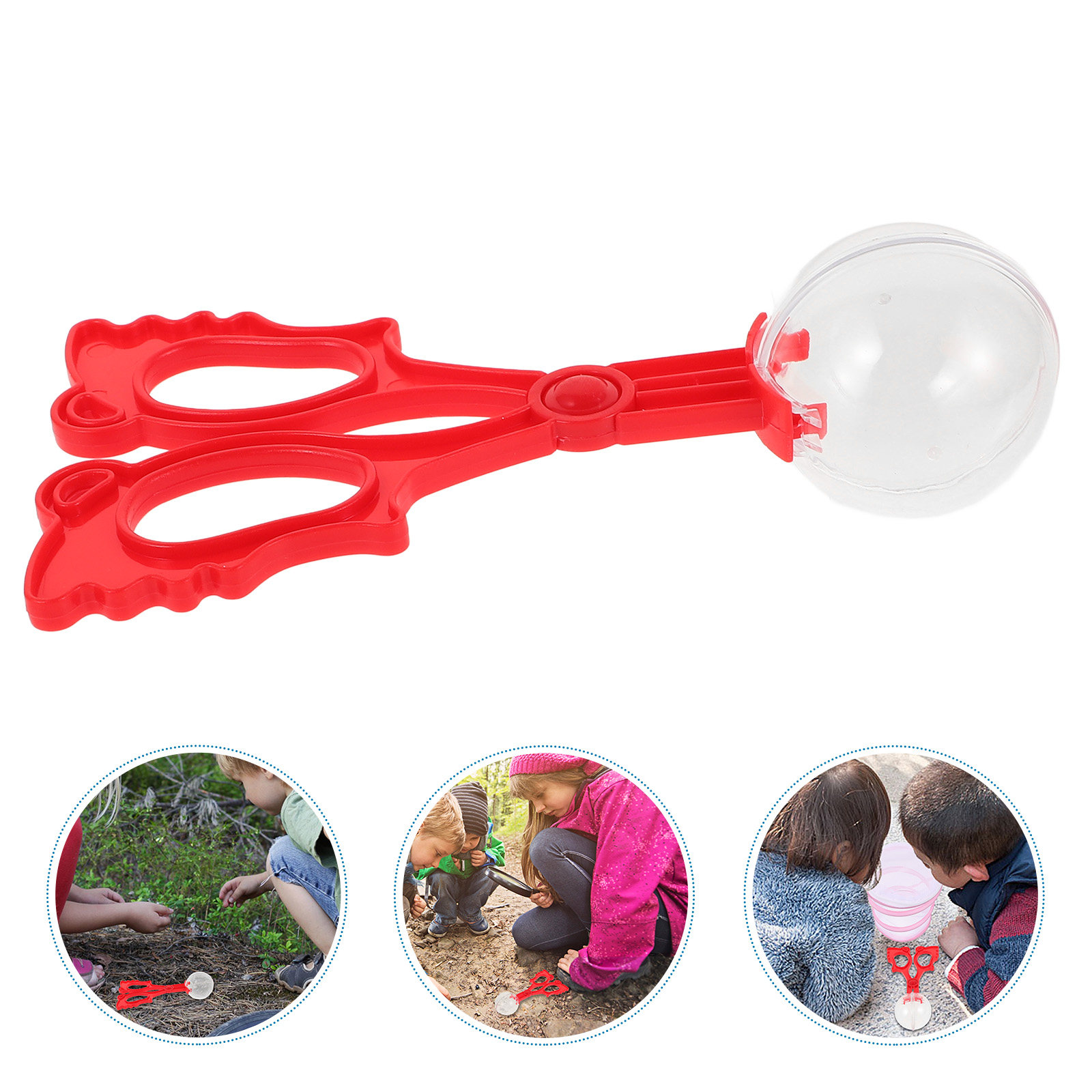 Kids Outdoor Nature Toys - Outdoor-Insektenschere, Klemme, Reptilienpinzette für Kinder, Naturerkundung,