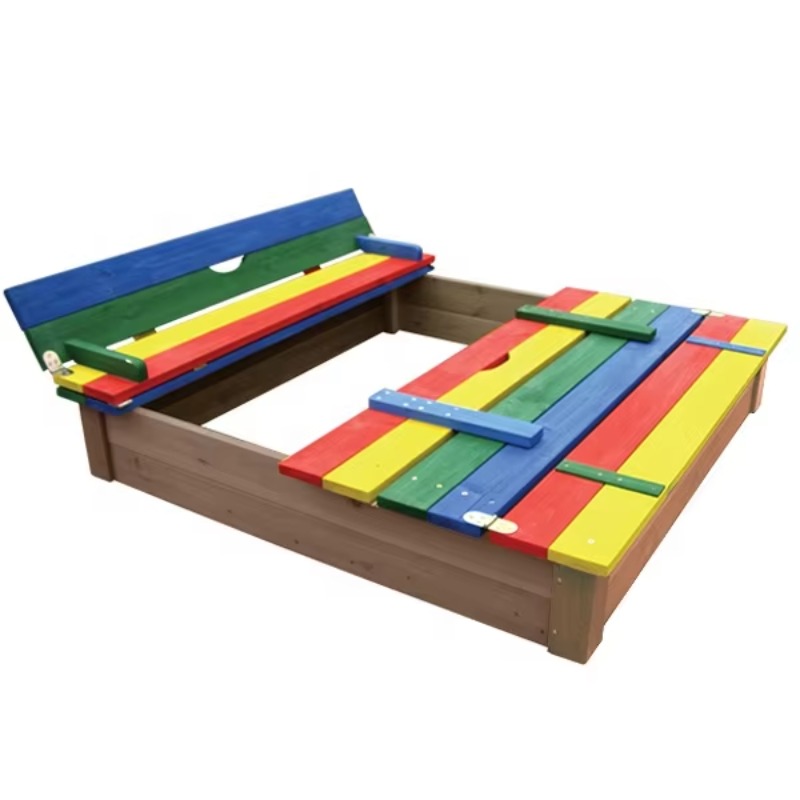 Kids Outdoor Bench - Kinder-Sandkasten aus Holz für den Garten