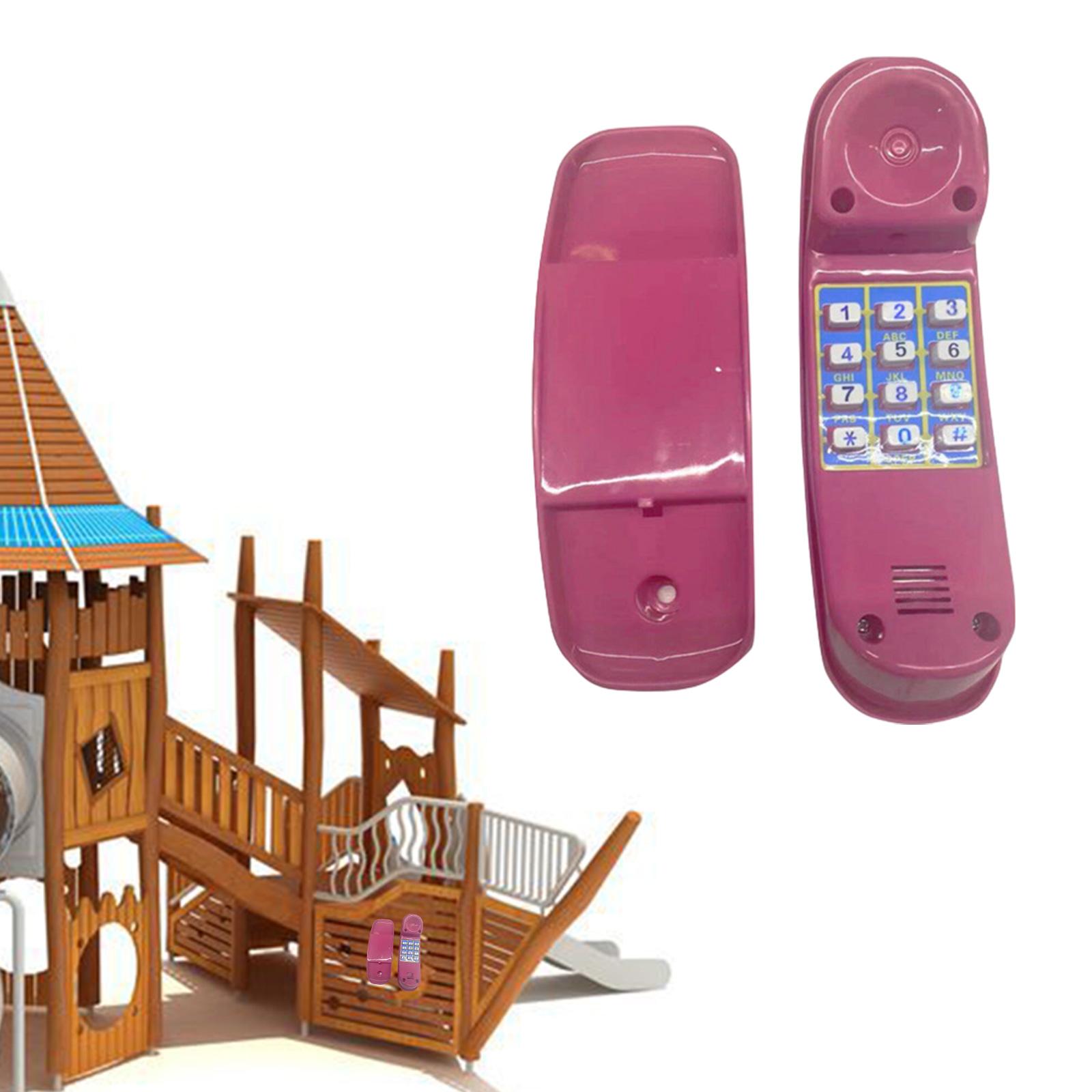 Kids Outdoor Chair Plastic - Kinder-Schaukel-Set, Telefonspielzeug, interaktives Schaukel-Set, Zubehör, Spielplatz-Zubehör,