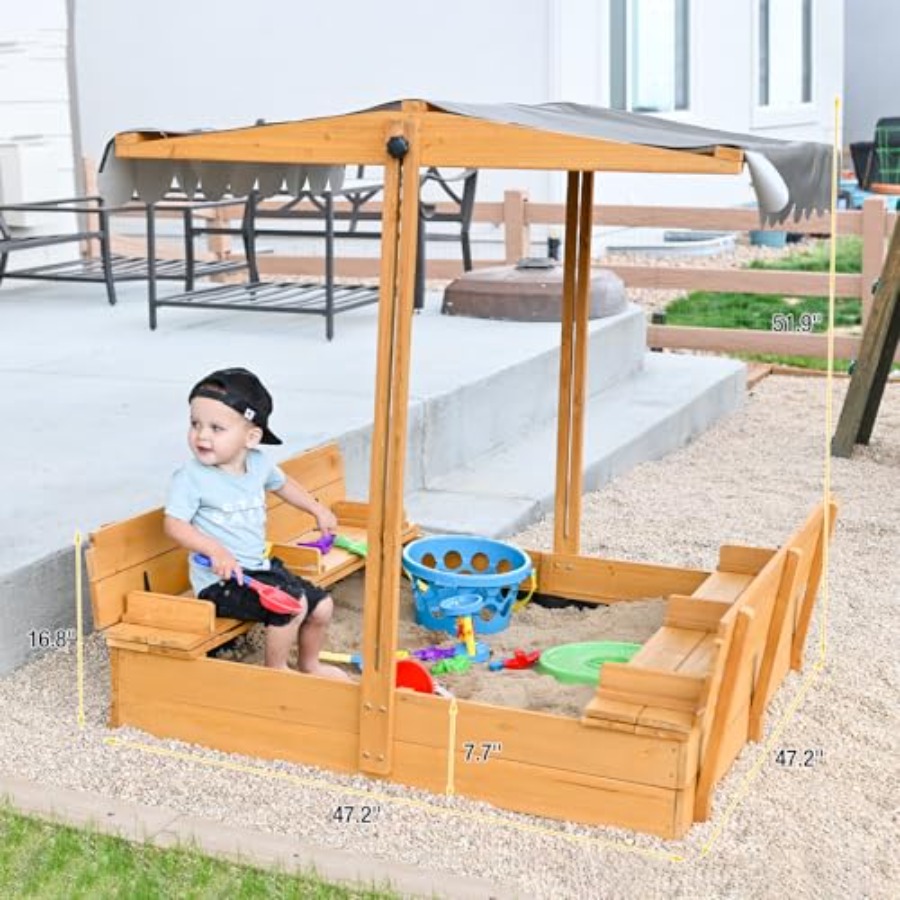 Outdoor-Sandkasten für Kinder  – Kids Outdoor Bench Bewertung und Preis