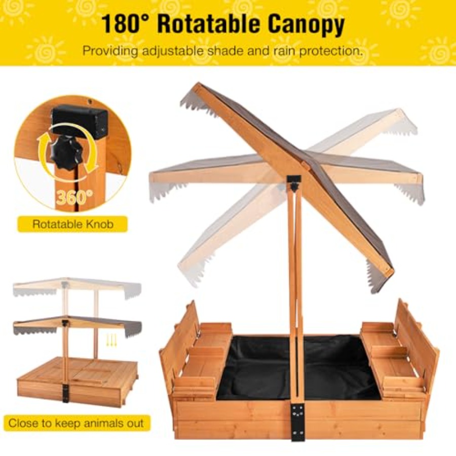 Outdoor-Sandkasten für Kinder  – Kids Outdoor Bench Bewertung und Preis