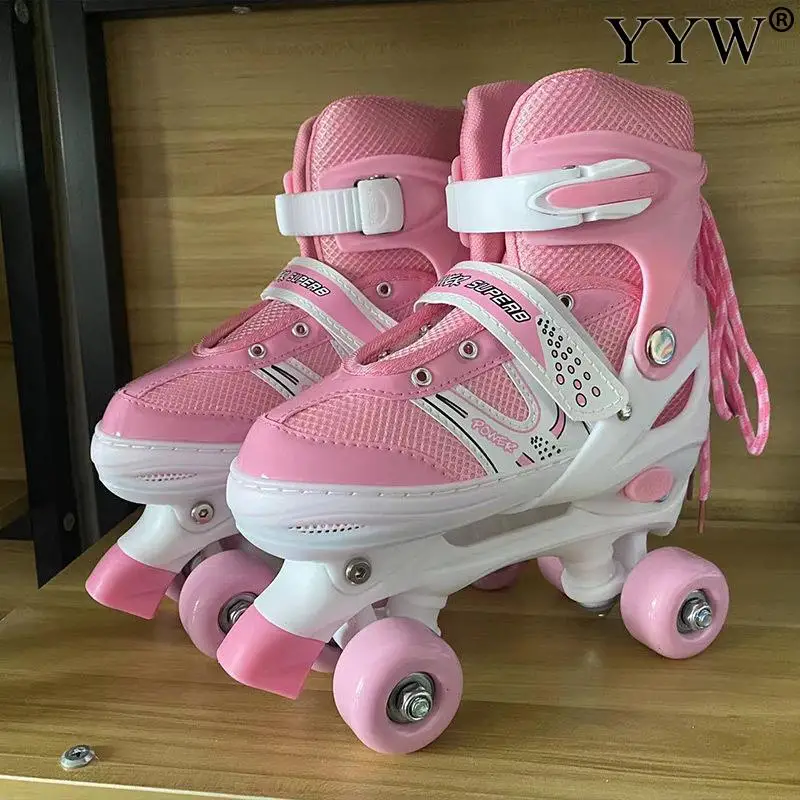 Doppelreihige Quad-Rollschuhe  – Kids Outdoor Quad Bewertung und Preis