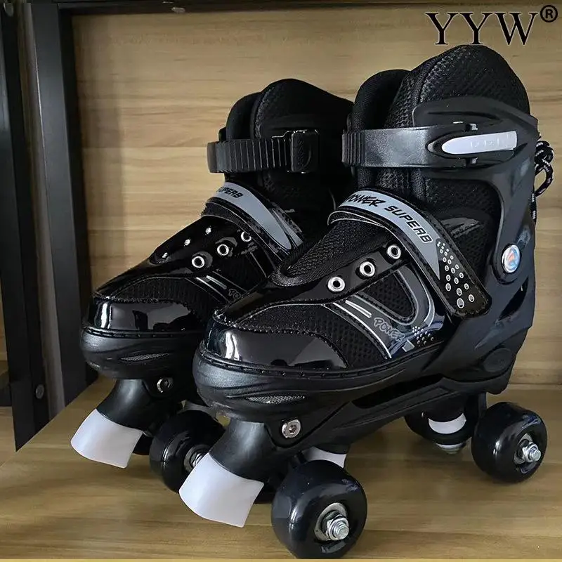 Doppelreihige Quad-Rollschuhe  – Kids Outdoor Quad Bewertung und Preis