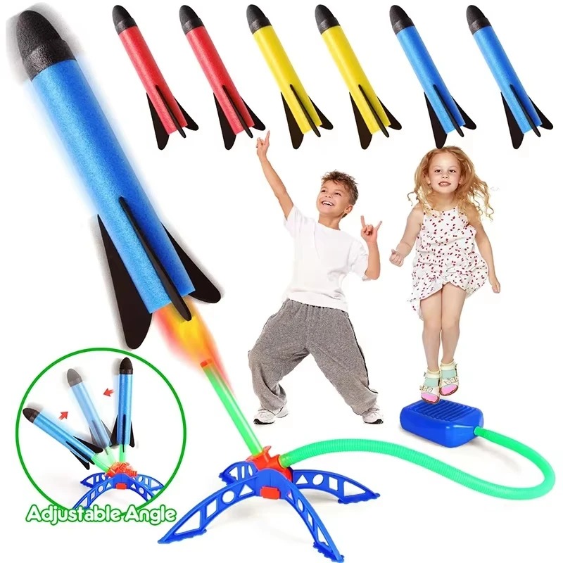 Luftraketen-Fußpumpen-Launcher – Kids Outdoor Jumpsuit Bewertung und Preis