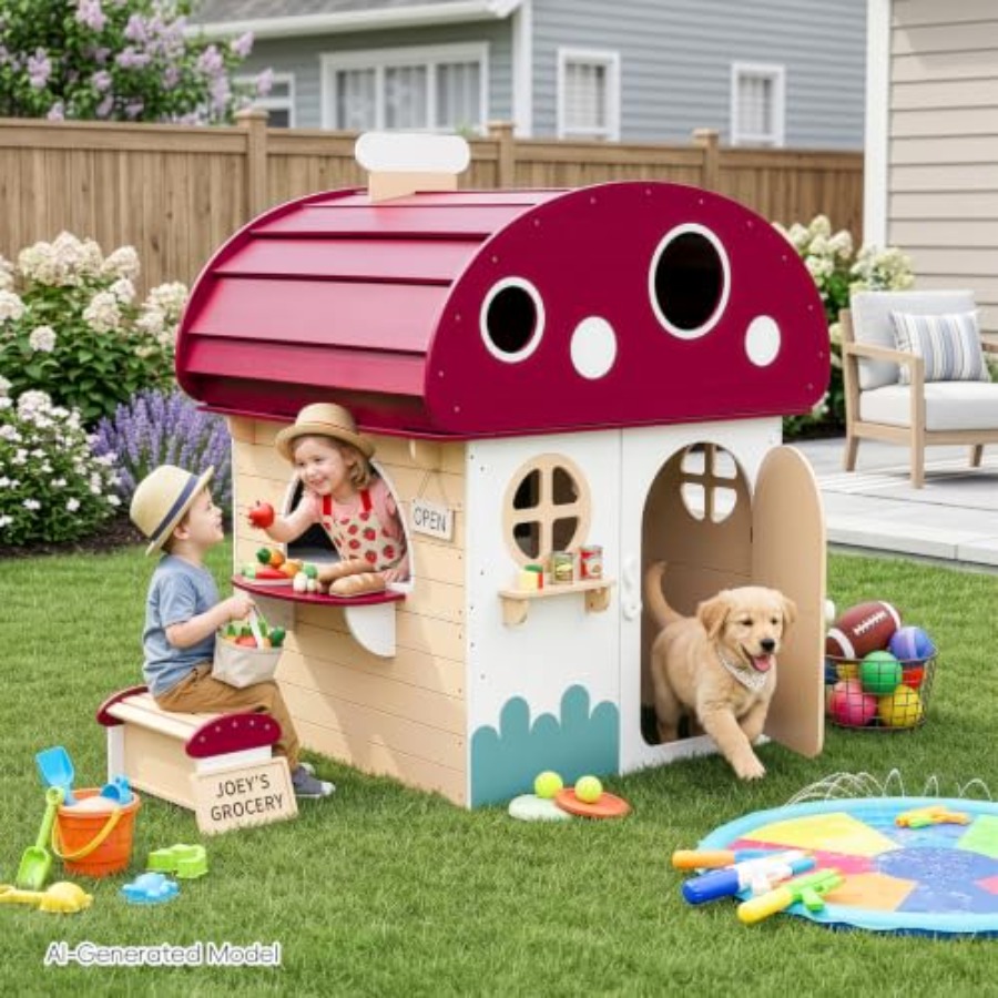 Outdoor-Spielhaus aus Massivho – Kids Outdoor Chalkboard Bewertung und Preis
