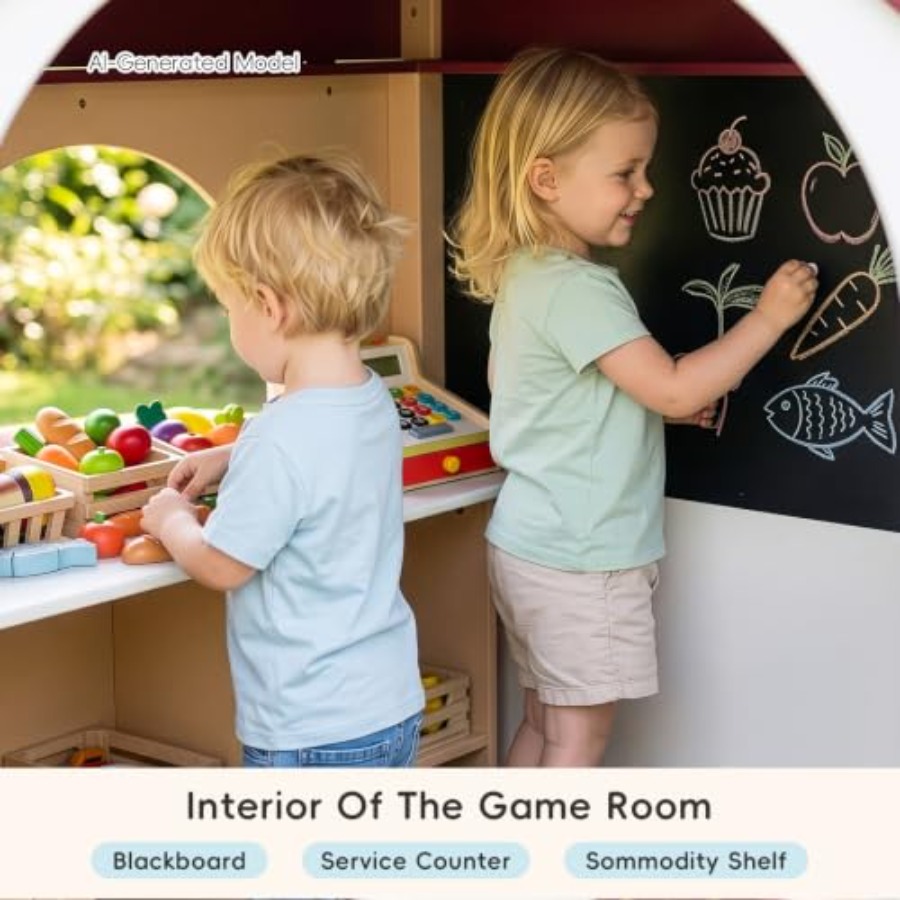 Outdoor-Spielhaus aus Massivho – Kids Outdoor Chalkboard Bewertung und Preis