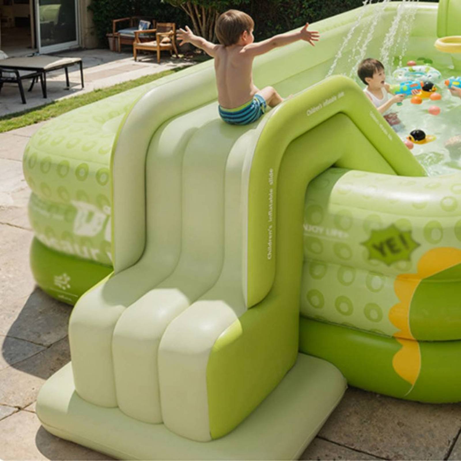 Aufblasbare Poolrutsche Faltba – Kids Outdoor Nature Toys Bewertung und Preis