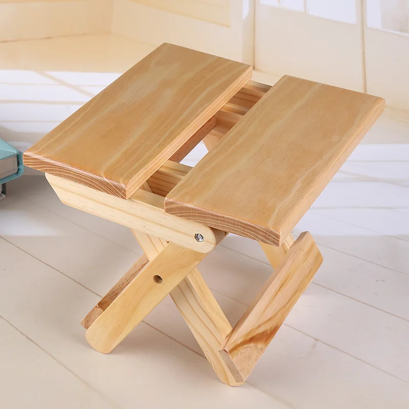 Kiefernholz Klapp hocker tragb – Kids Outdoor Bench Bewertung und Preis