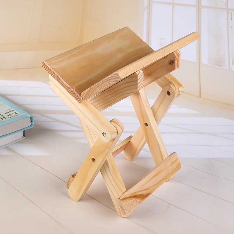 Kiefernholz Klapp hocker tragb – Kids Outdoor Bench Bewertung und Preis