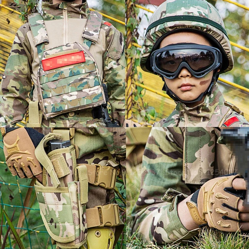 Kinder Taktische Tarnung Anzug – Kids Outdoor Jumpsuit Bewertung und Preis