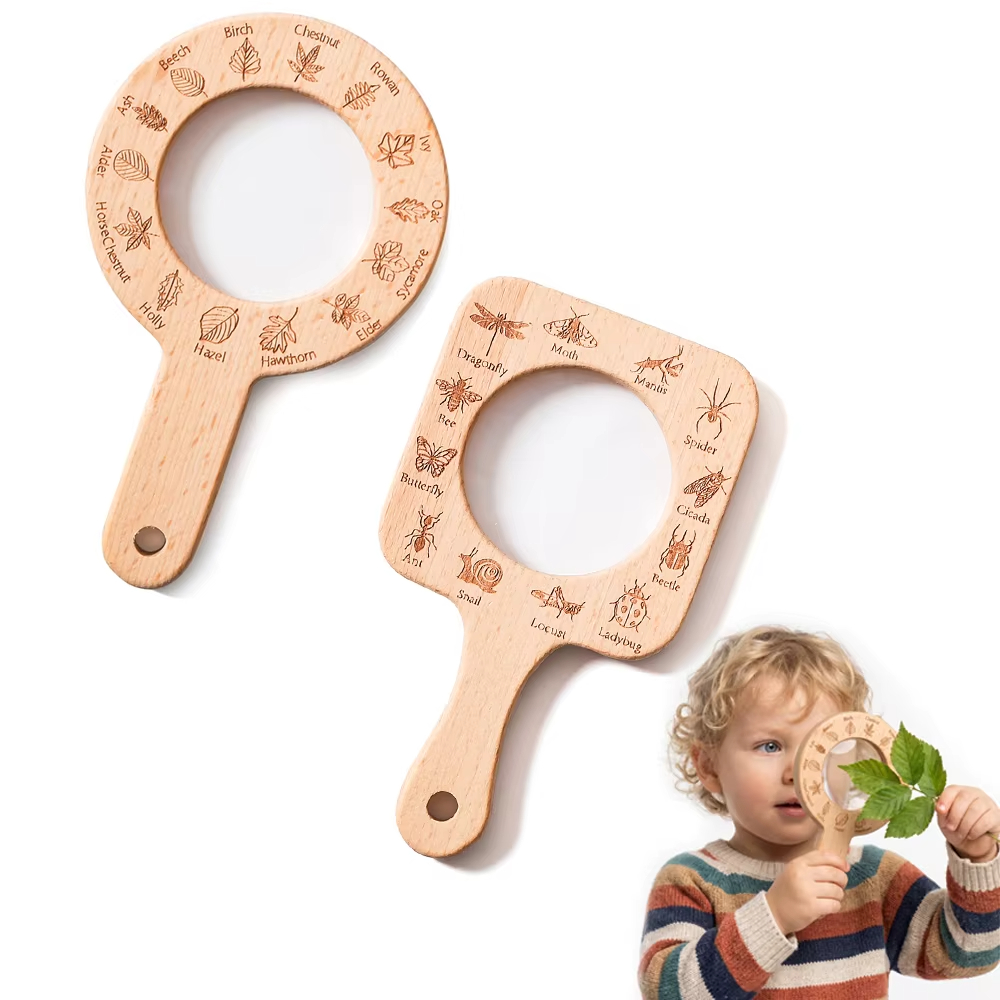 Hölzerne Lupe für Kinder zum B – Kids Outdoor Nature Toys Bewertung und Preis