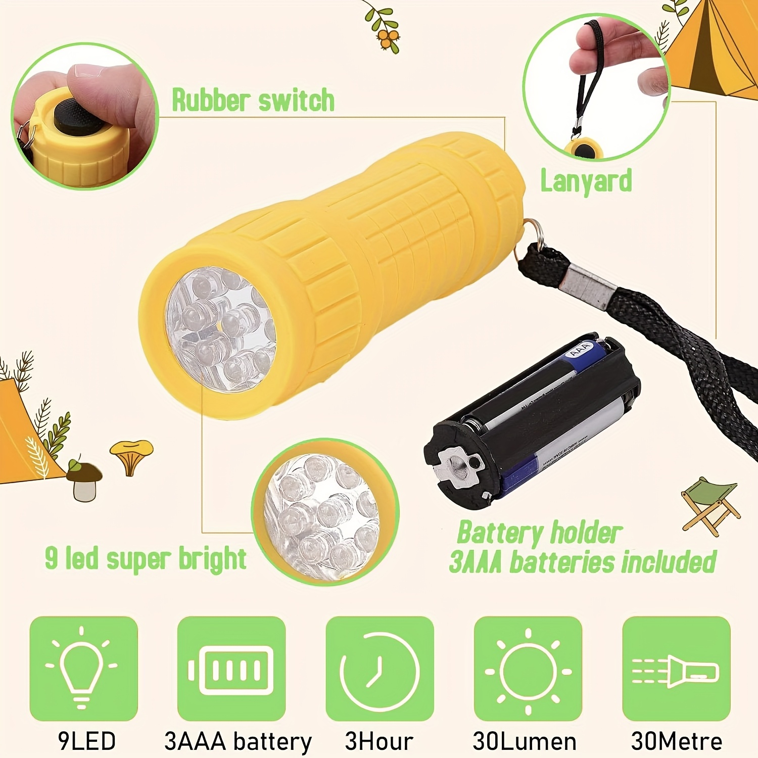 Mini tragbare Taschenlampe mit – Outdoor Kid Bewertung und Preis