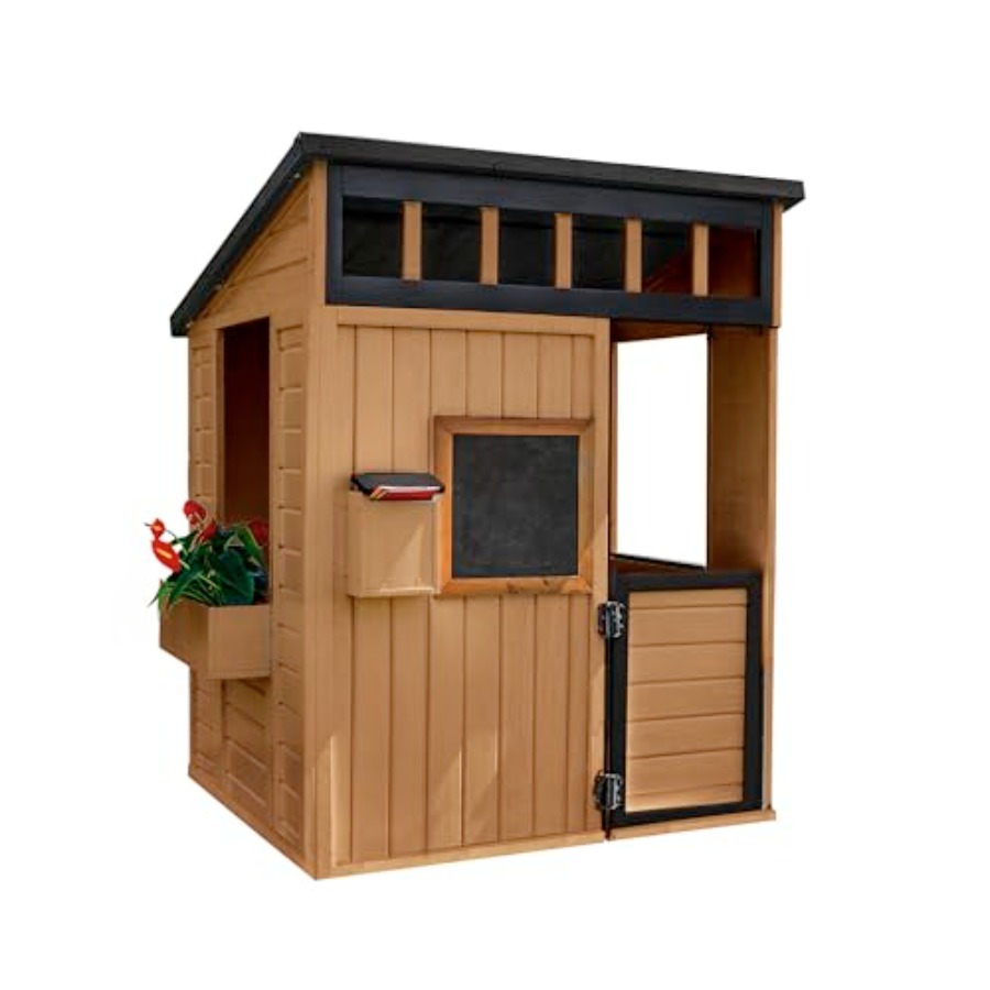 Outdoor-Kinderhaus: Zedernholz – Kids Outdoor Chalkboard Bewertung und Preis
