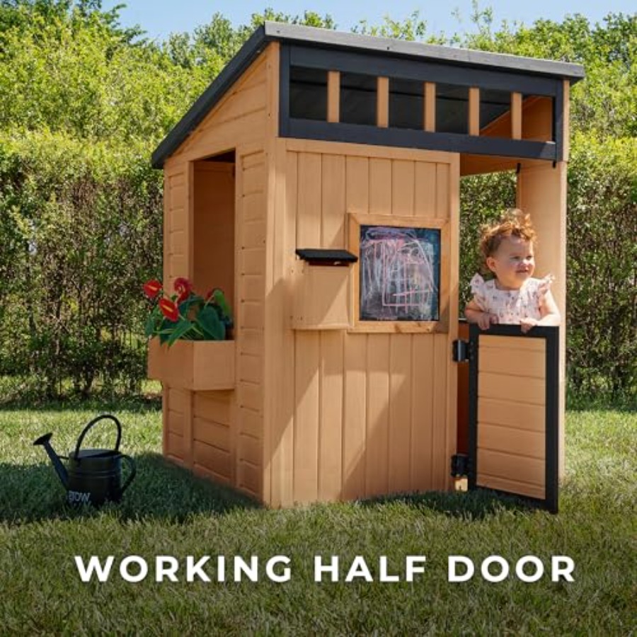 Outdoor-Kinderhaus: Zedernholz – Kids Outdoor Chalkboard Bewertung und Preis