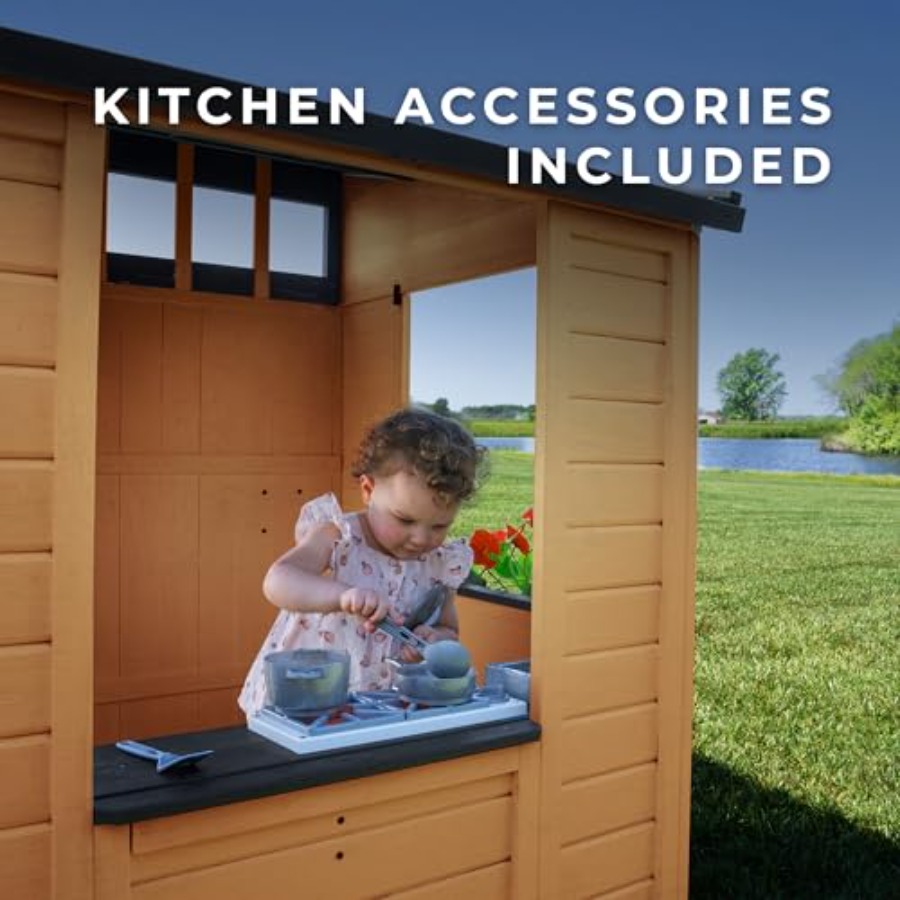 Outdoor-Kinderhaus: Zedernholz – Kids Outdoor Chalkboard Bewertung und Preis