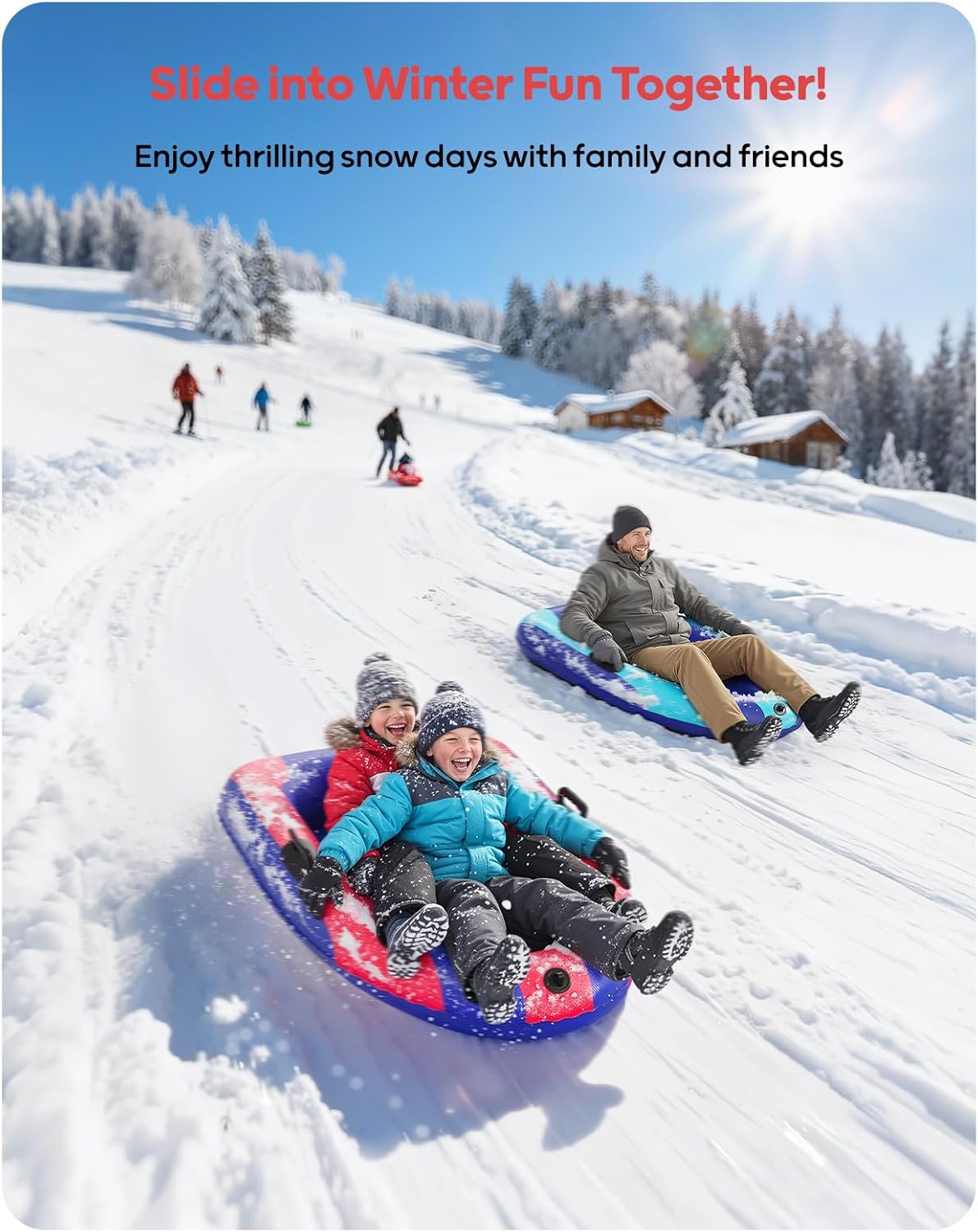 QPAU Aufblasbarer PVC-Schneesc – Outdoor Kid Bewertung und Preis