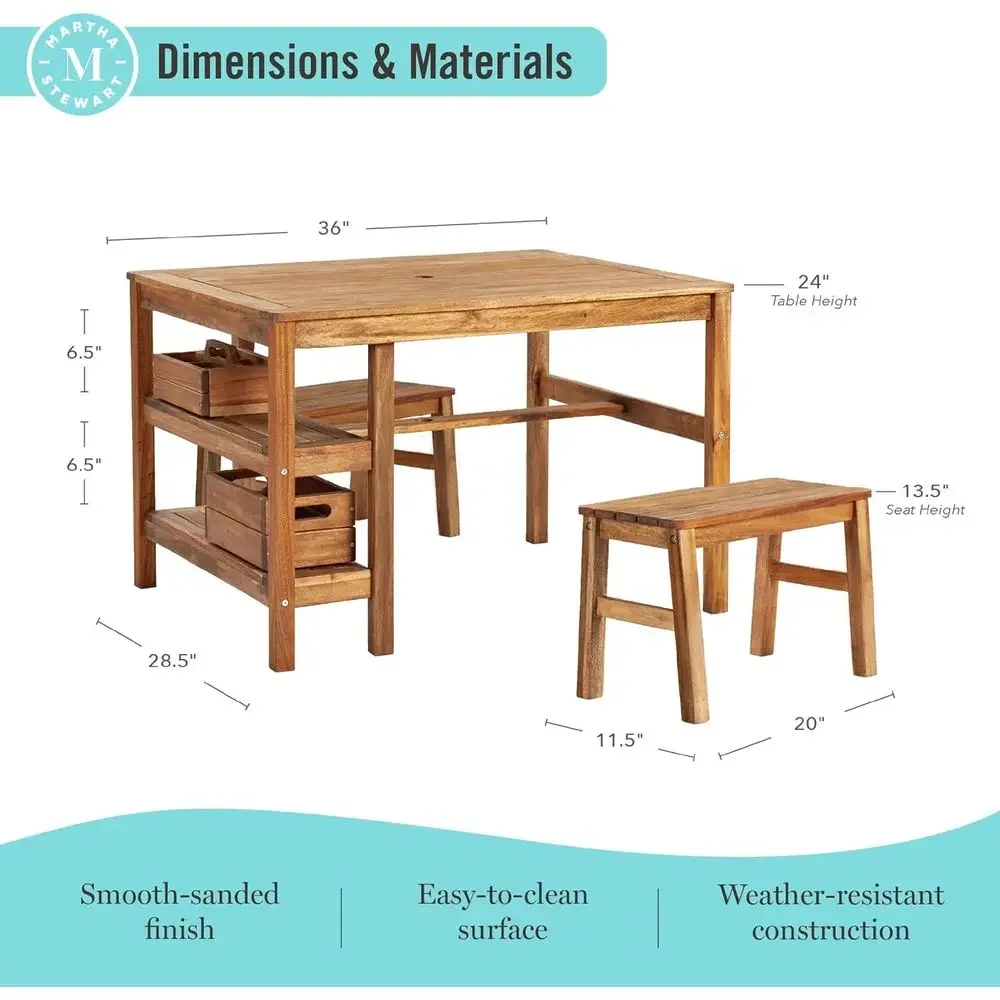 Kinder-Outdoor-Aktivitätstisch – Kids Outdoor Bench Bewertung und Preis