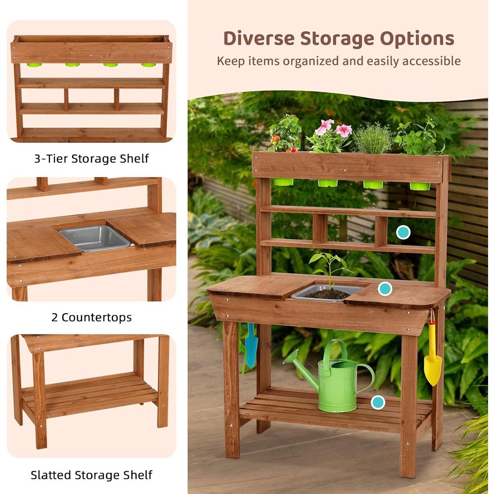 OOOK Kinder-Schlammküche, Holz – Kids Outdoor Bench Bewertung und Preis