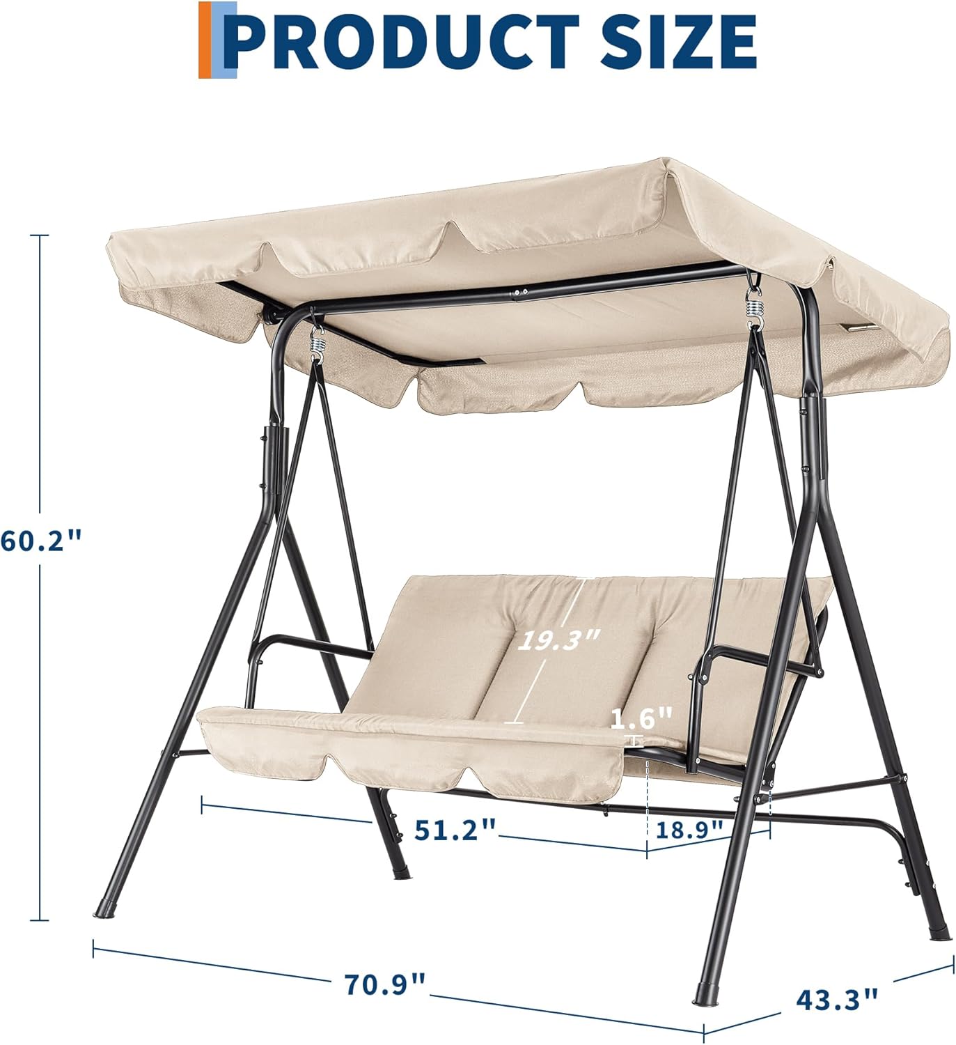 Outdoor-Schaukelstuhl mit vers – Kids Outdoor Bench Bewertung und Preis