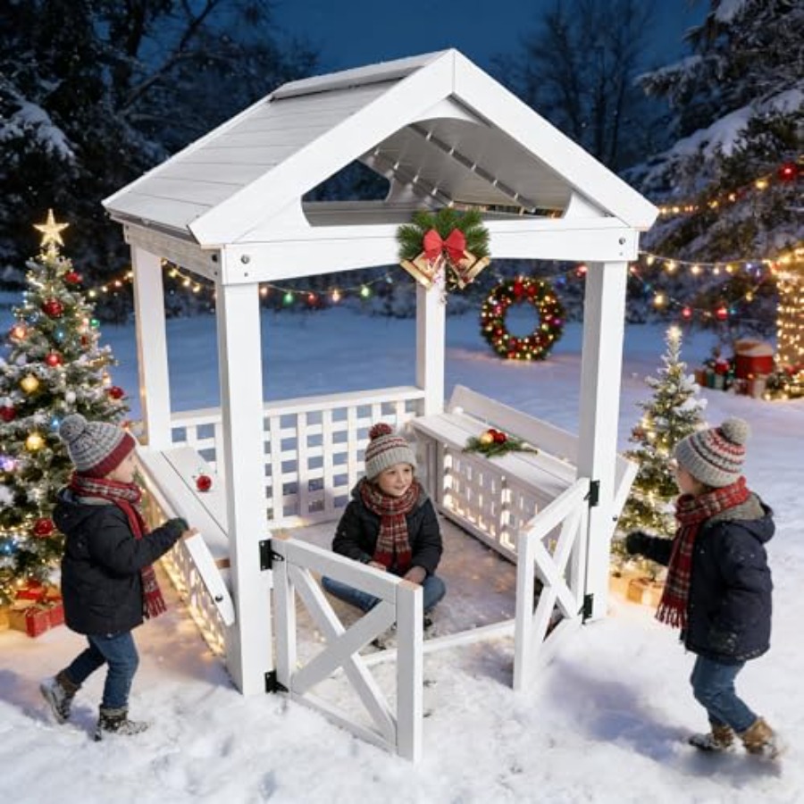 Outdoor-Holzspielhaus für Kind – Kids Outdoor Bench Bewertung und Preis