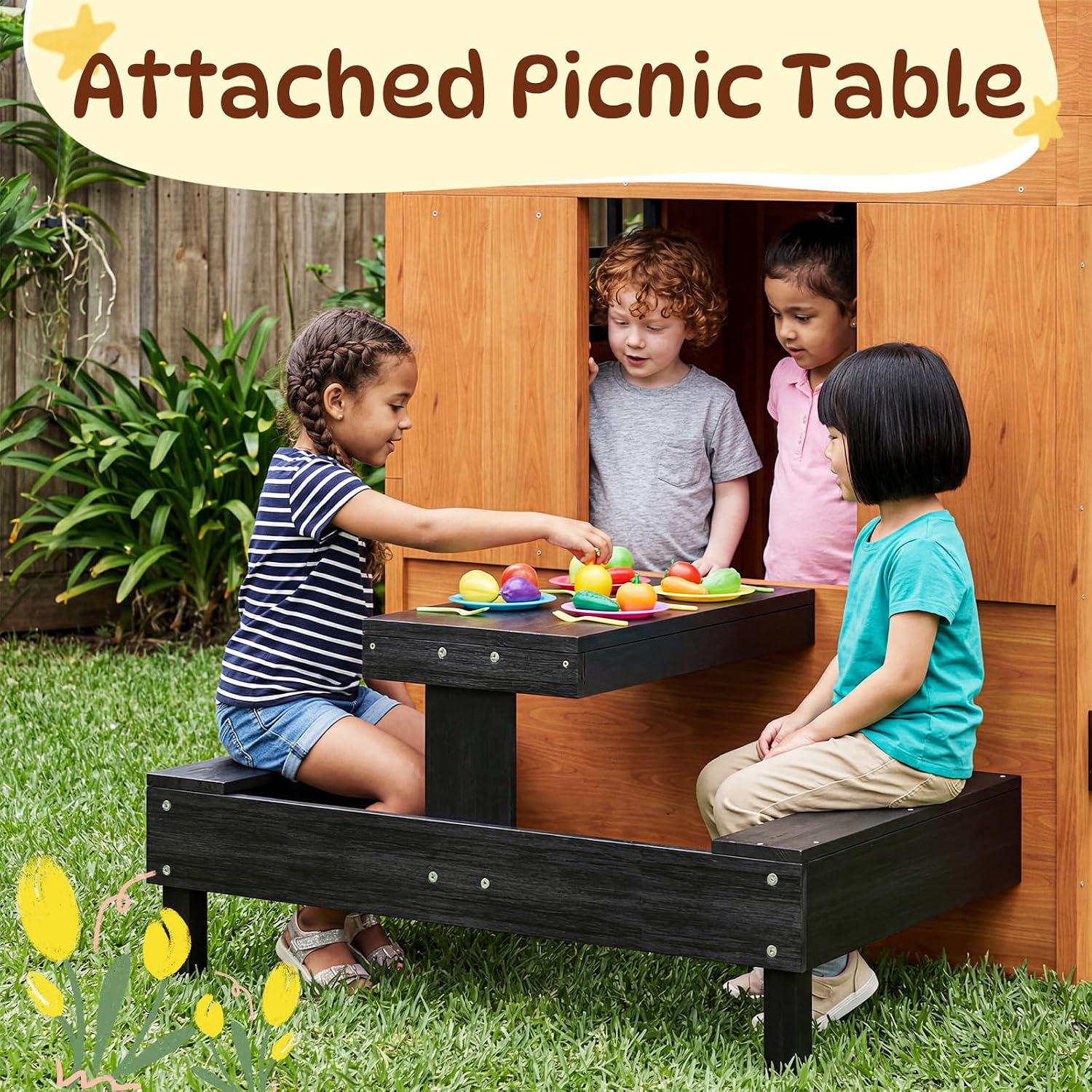 Nordivale Outdoor-Spielhaus Mo – Kids Outdoor Chalkboard Bewertung und Preis