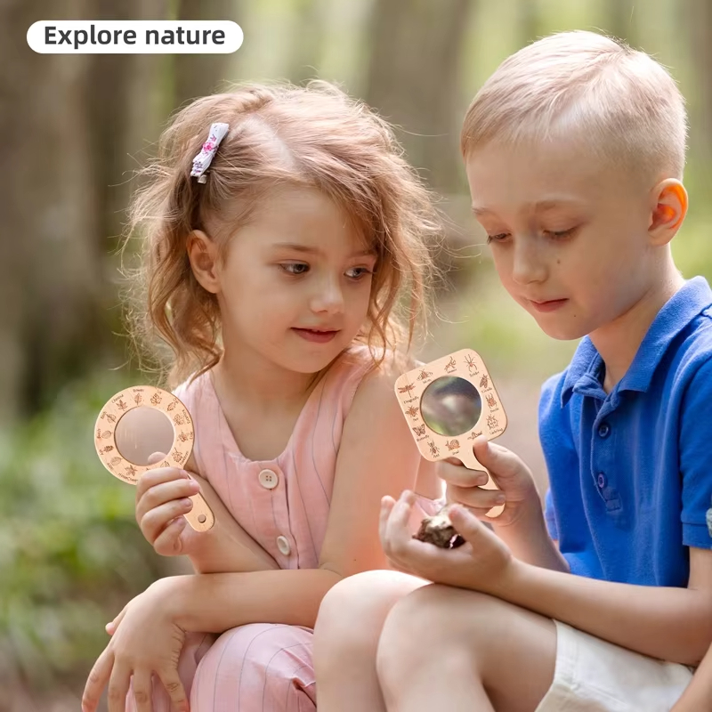 Hölzerne Lupe für Kinder zum B – Kids Outdoor Nature Toys Bewertung und Preis